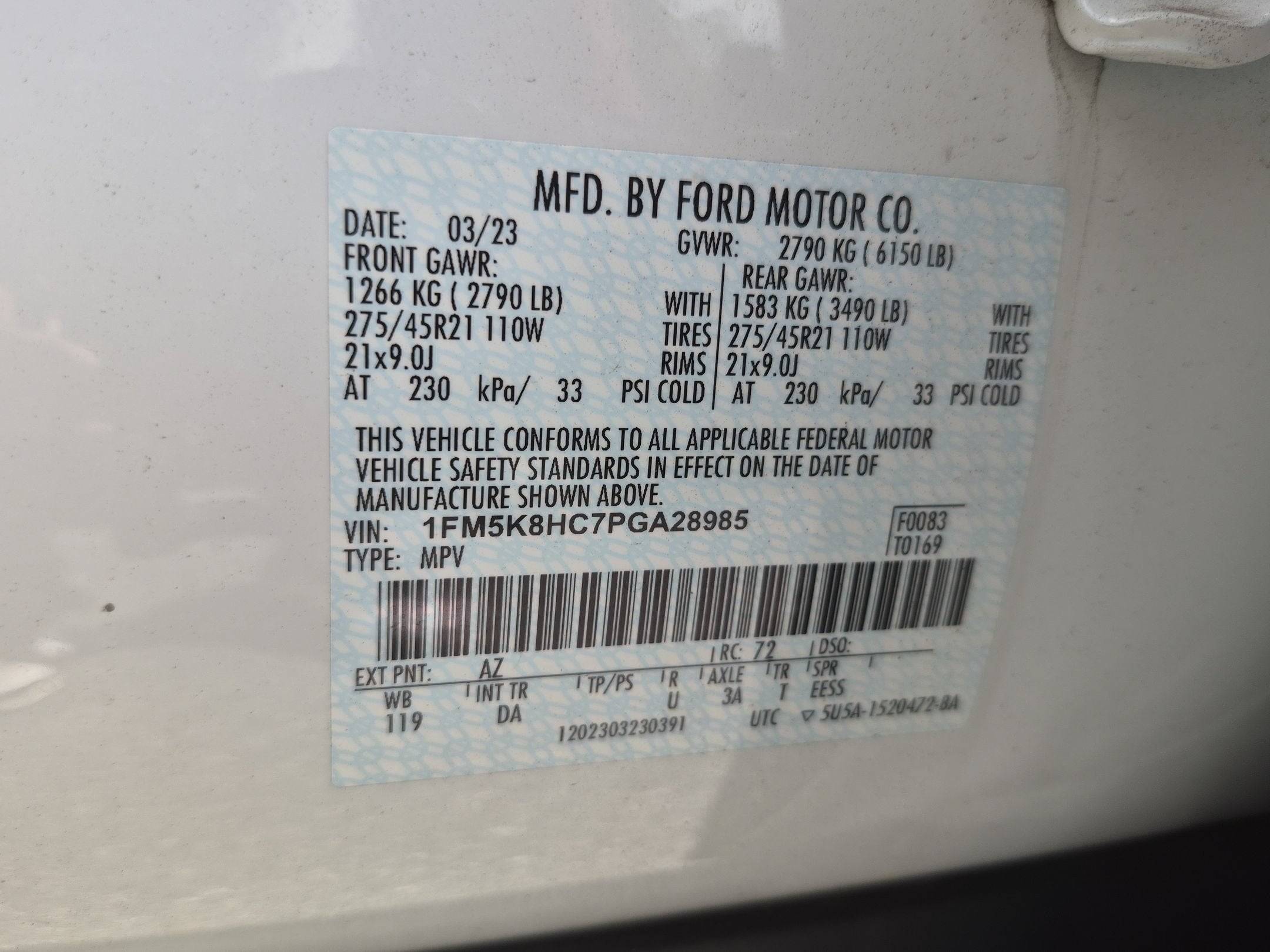 2023 Ford Explorer Platinum