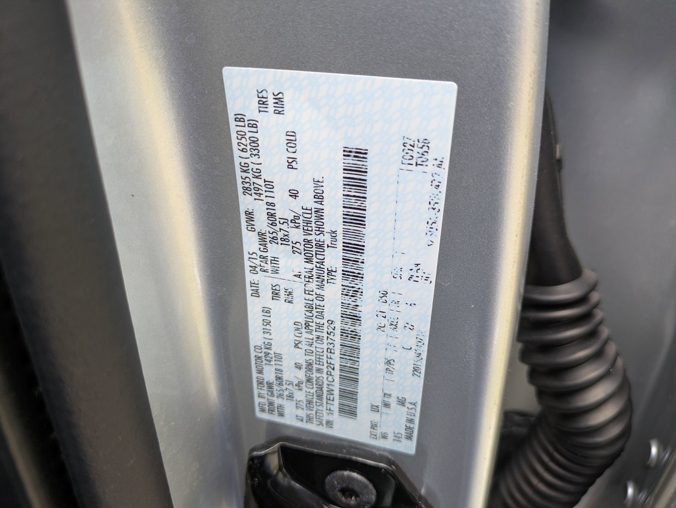 2015 Ford F-150 XLT