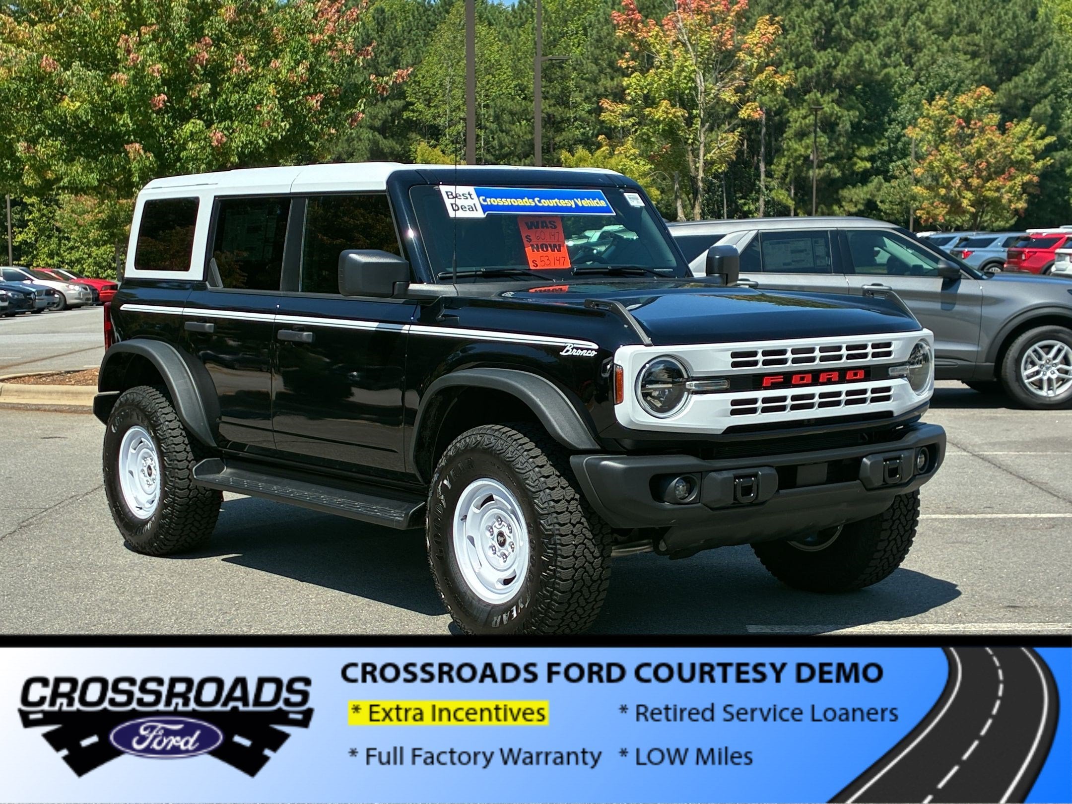 2026 Ford Bronco Heritage Edition - Crossroads Courtesy Demo