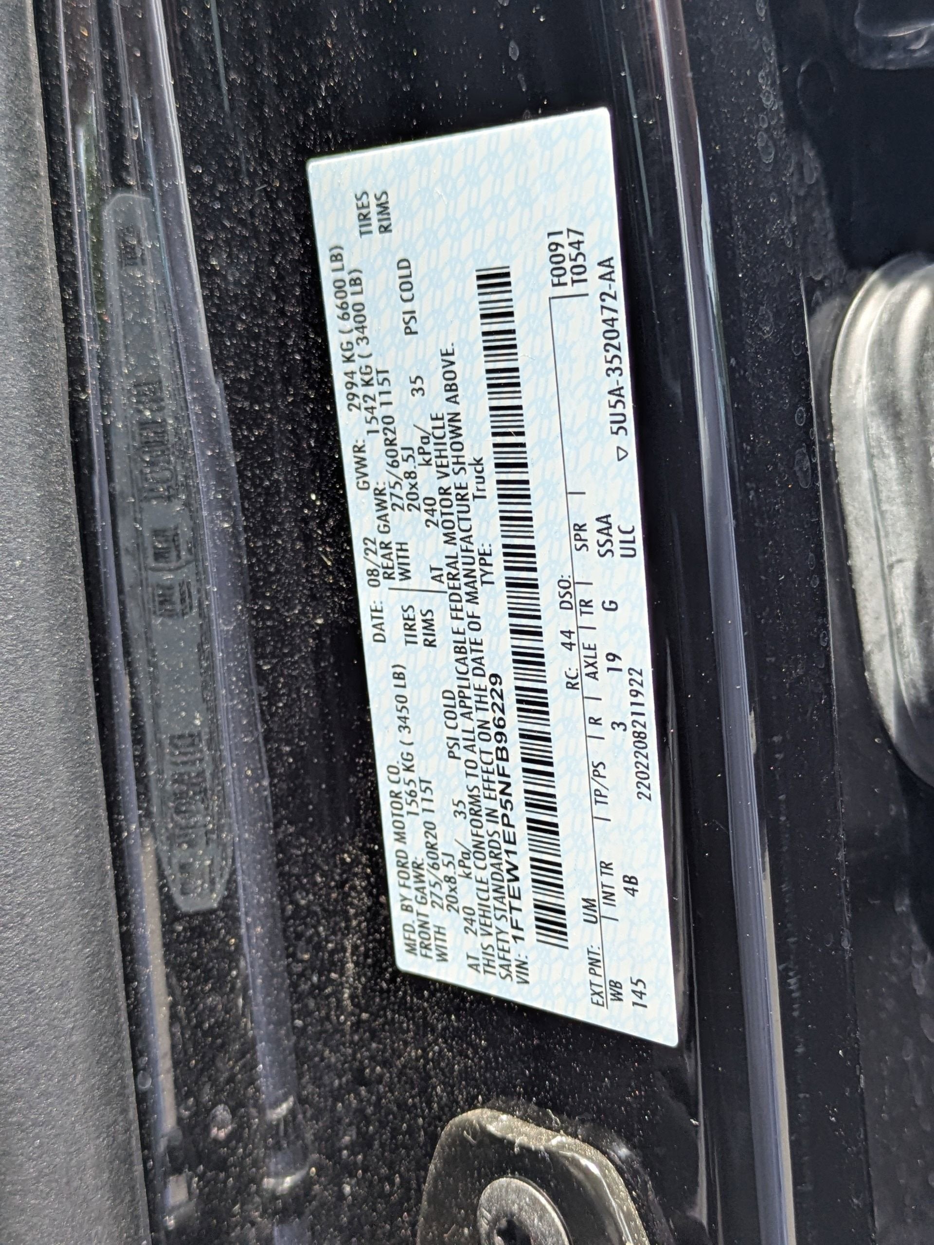 2022 Ford F-150 XLT