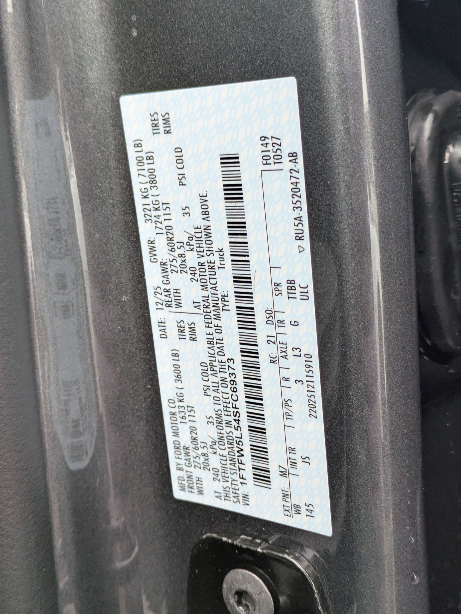 2025 Ford F-150 LARIAT