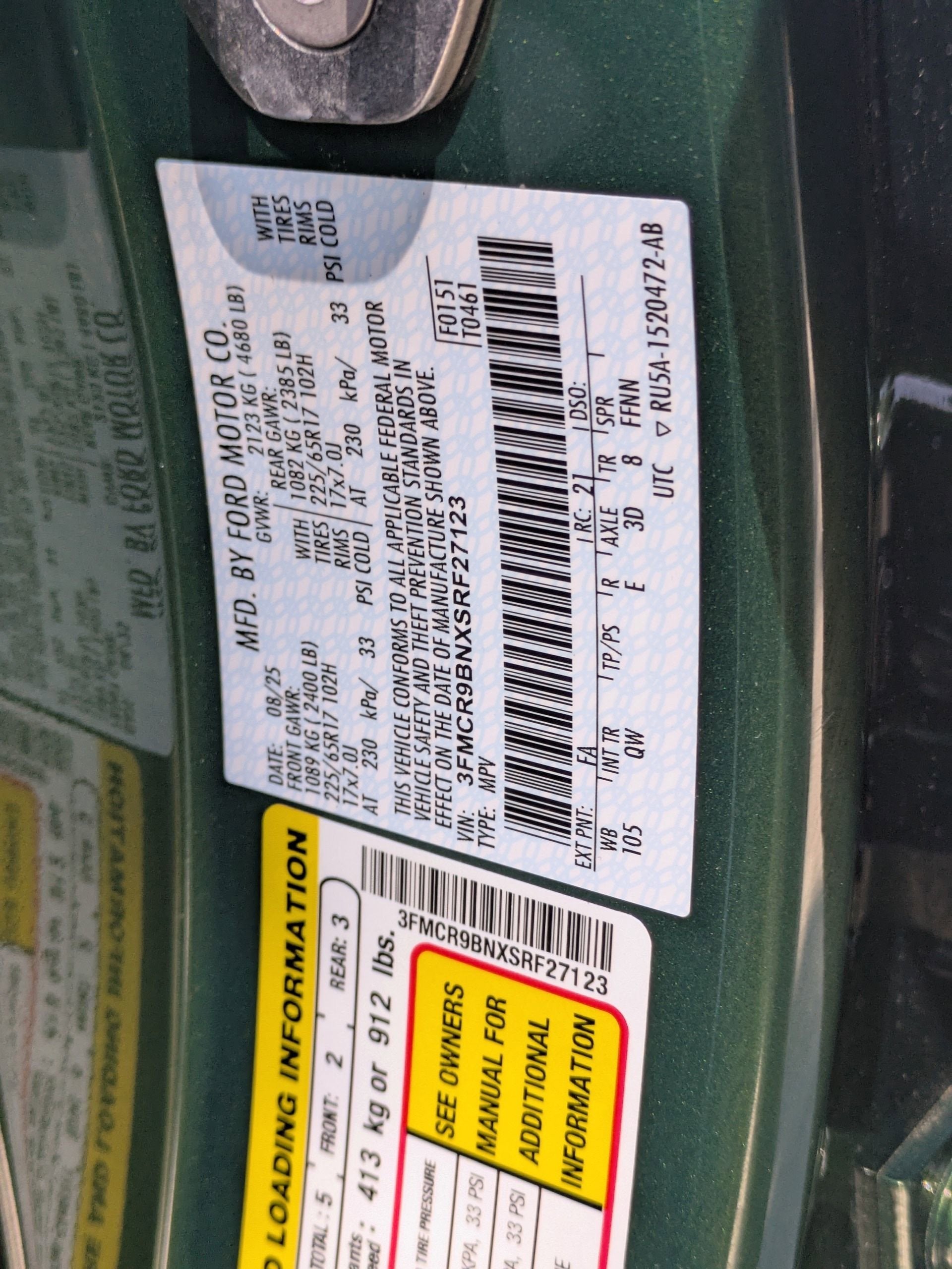 2025 Ford Bronco Sport Big Bend