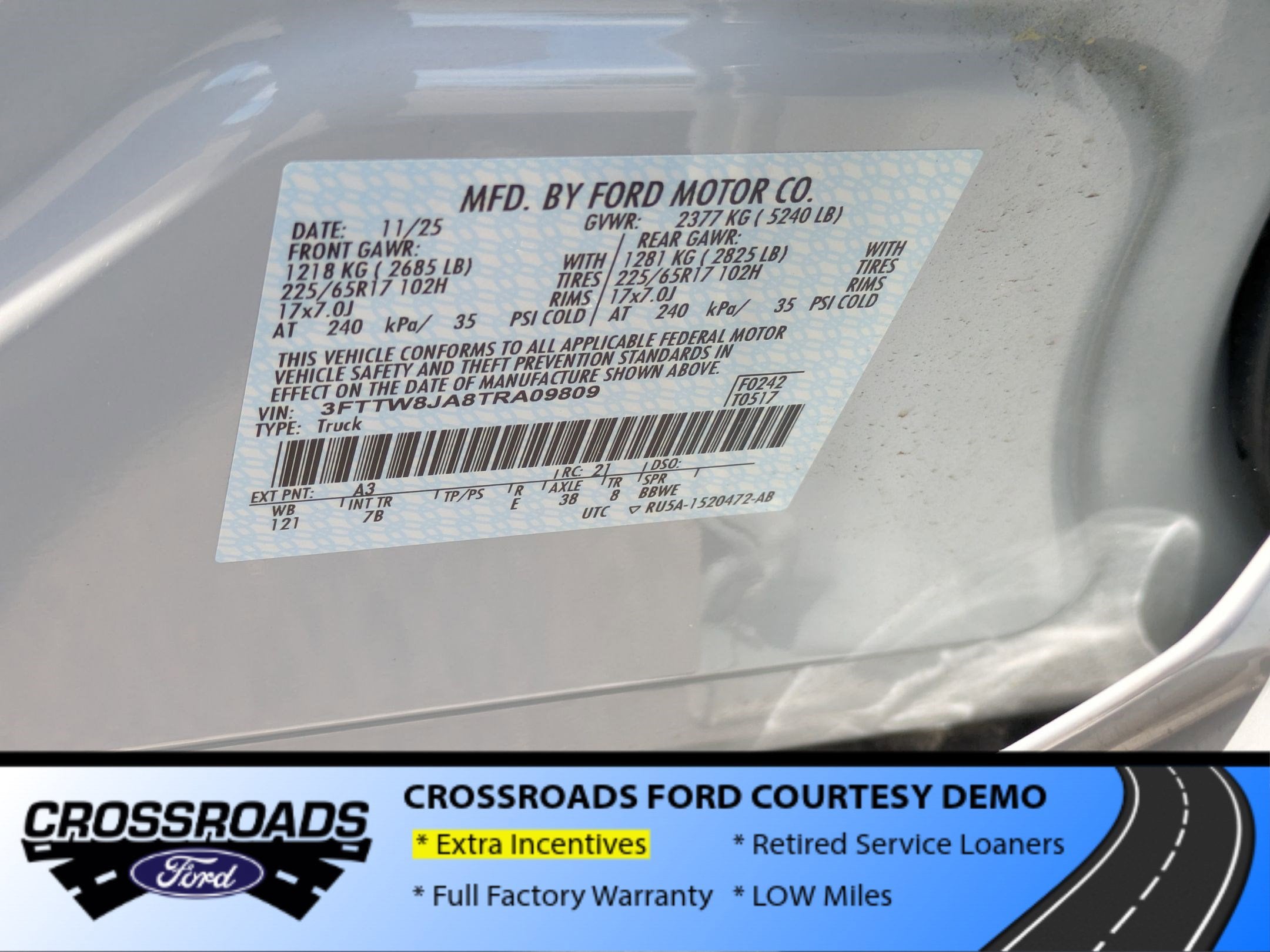 2026 Ford Maverick XLT - Crossroads Courtesy Demo