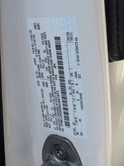 2022 Ford Escape SE