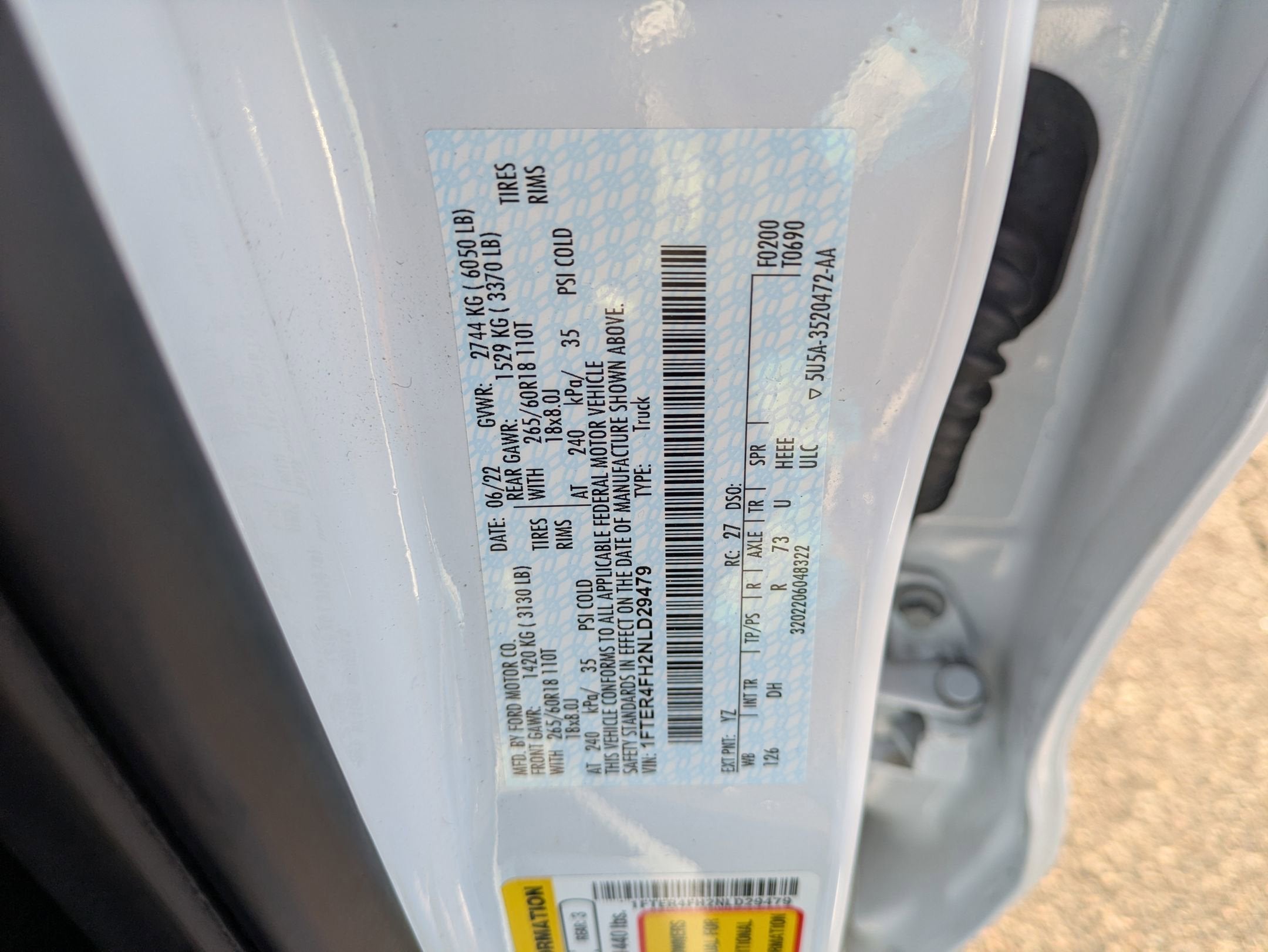 2022 Ford Ranger LARIAT