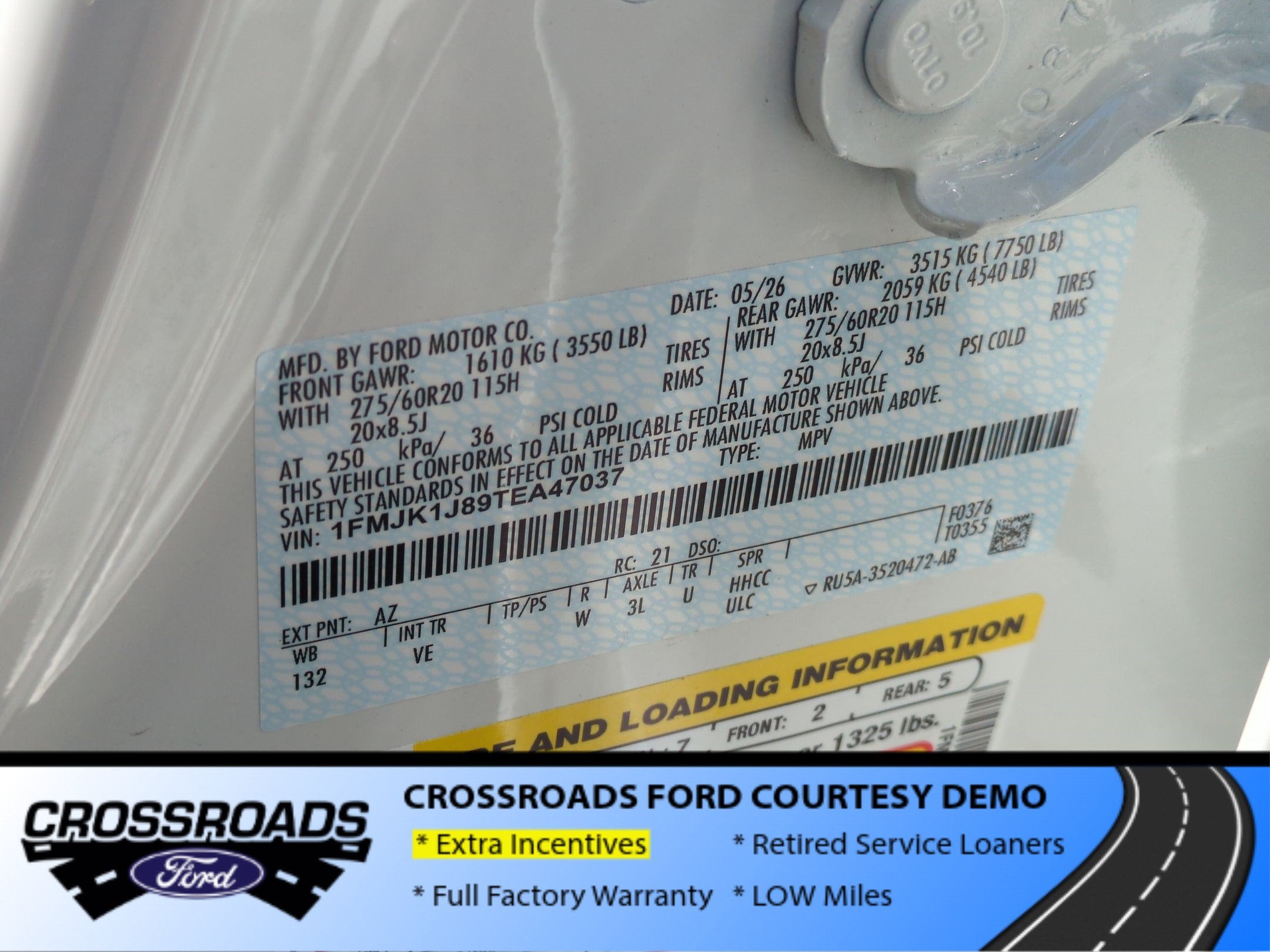 2026 Ford Expedition Max Active - Crossroads Courtesy Demo