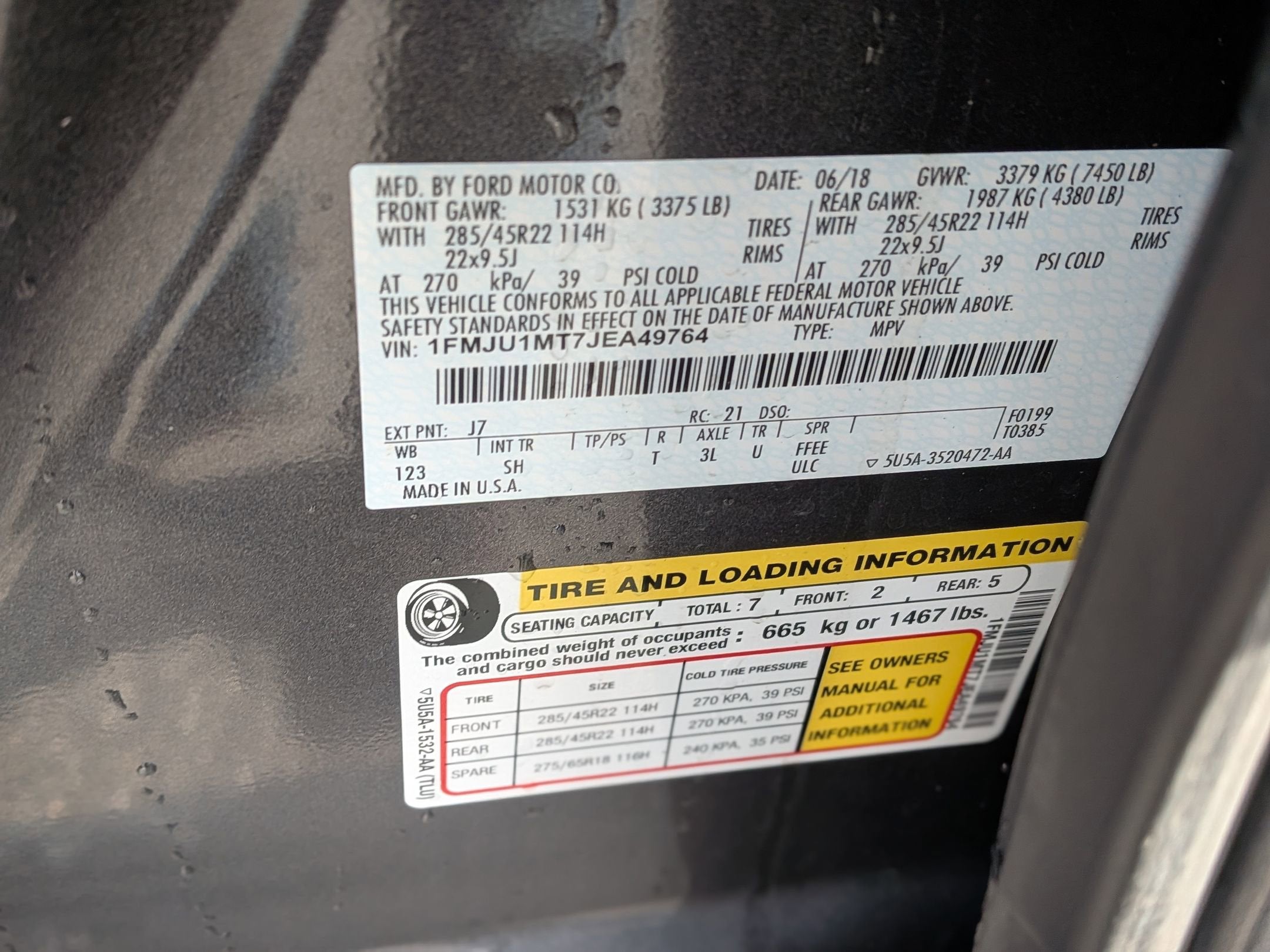 2018 Ford Expedition Platinum