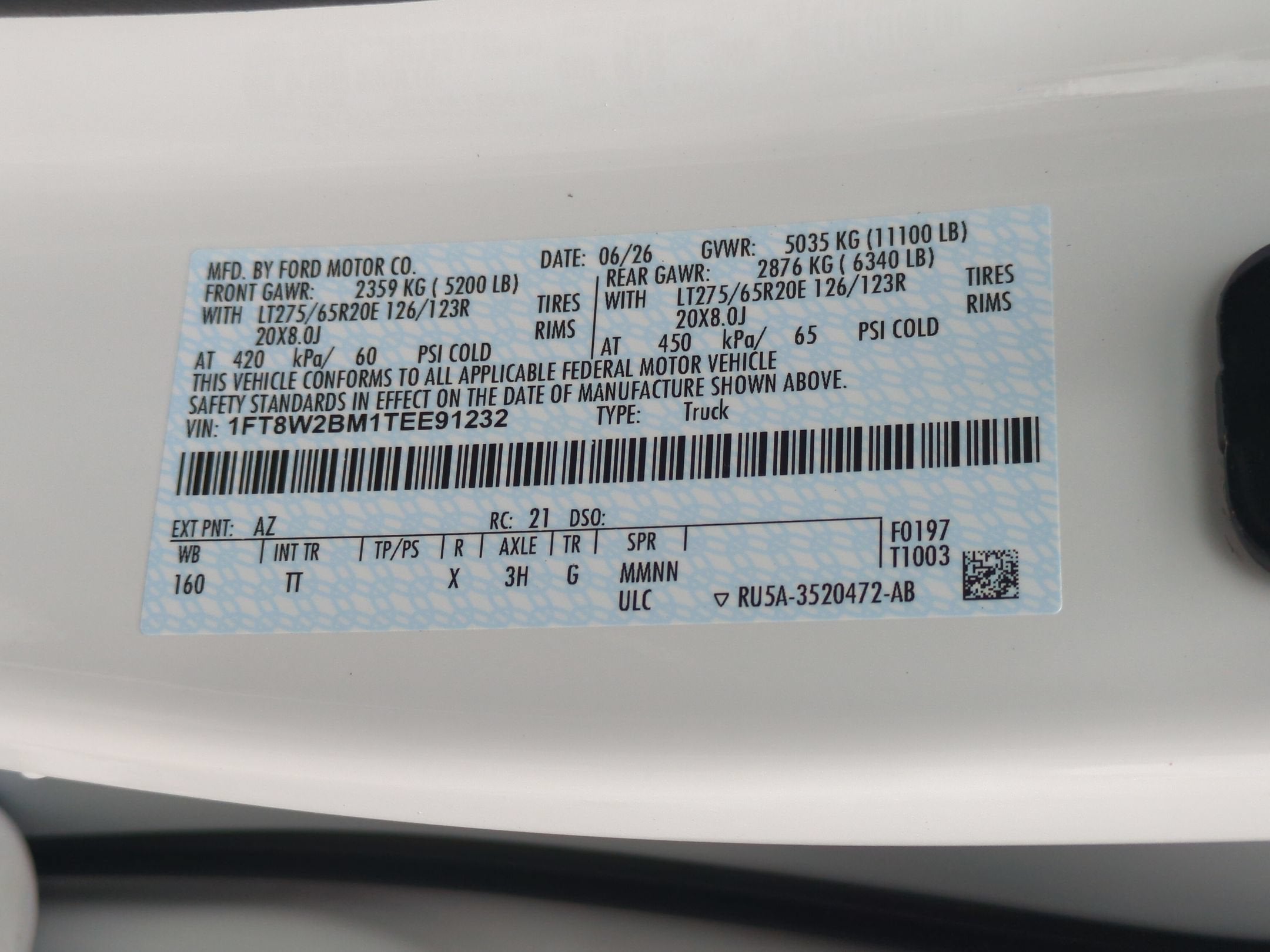 2026 Ford Super Duty F-250 SRW Platinum Plus