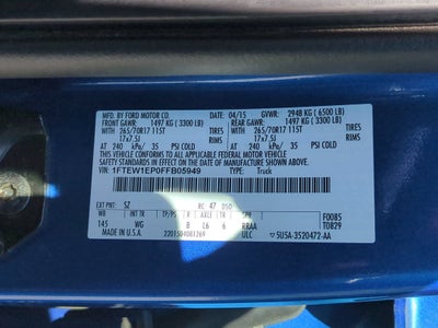 2015 Ford F-150 XL