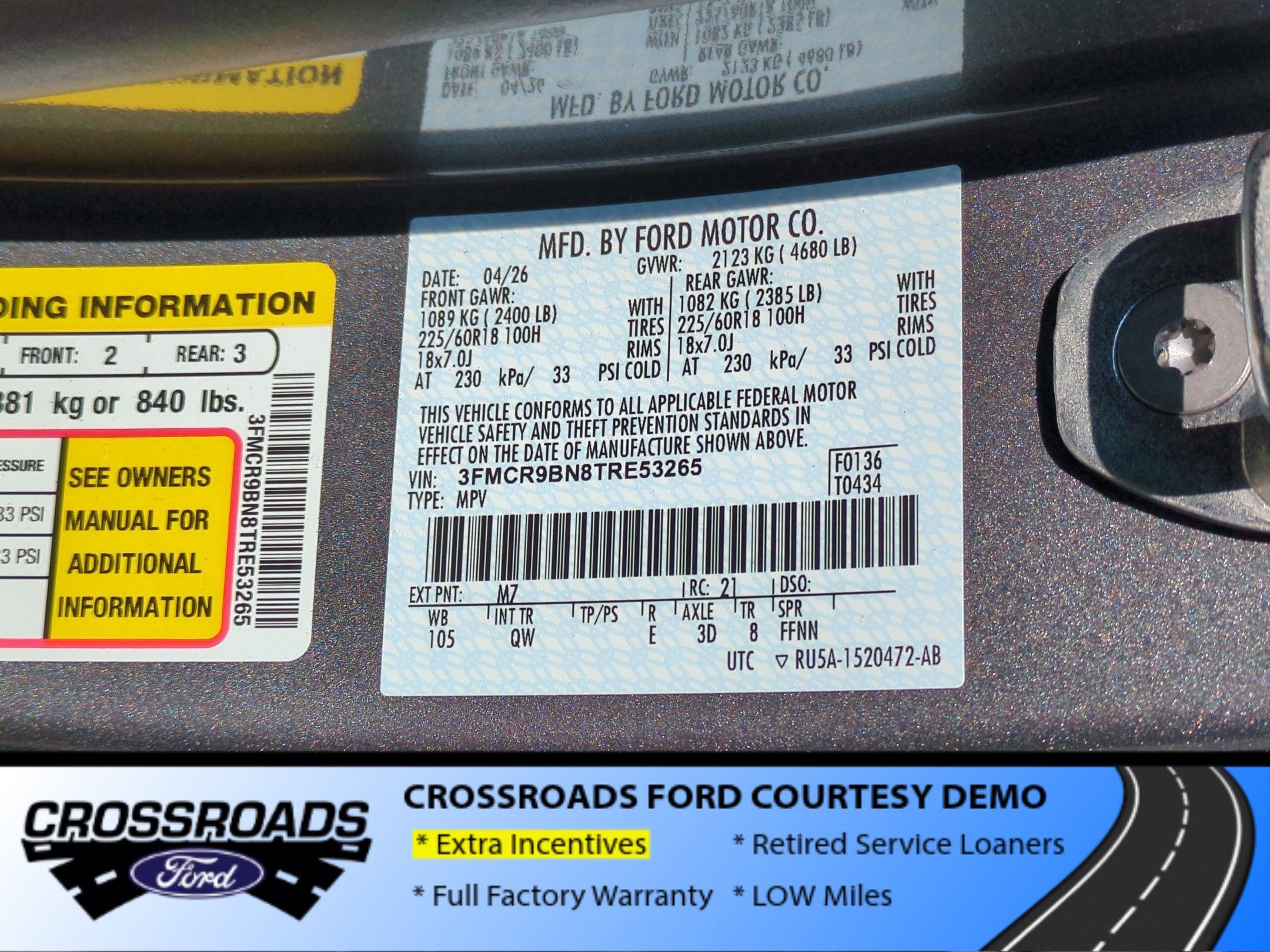 2026 Ford Bronco Sport Big Bend - Crossroads Courtesy Demo