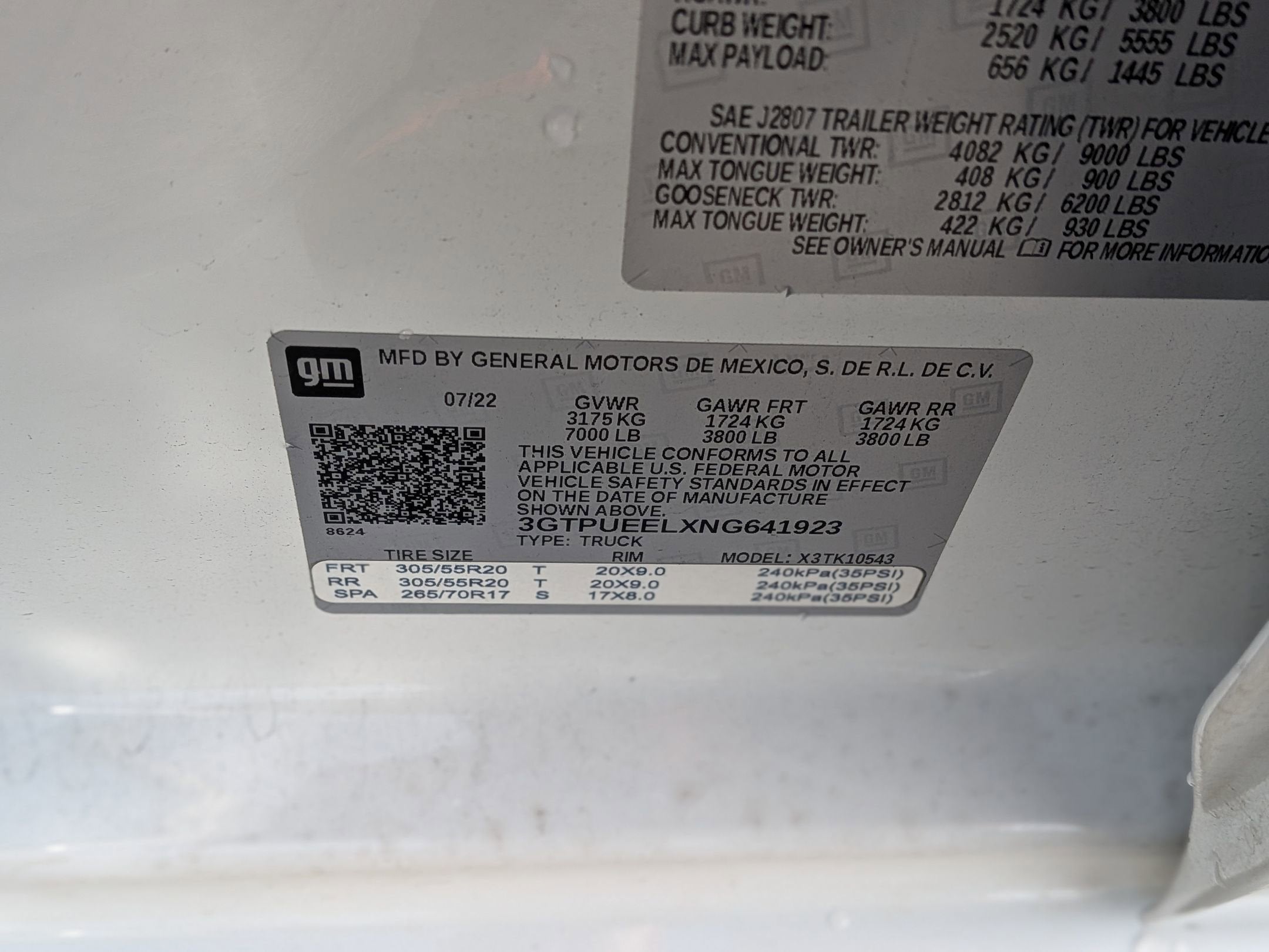 2022 GMC Sierra 1500 AT4