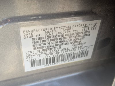 2021 Nissan Sentra SV