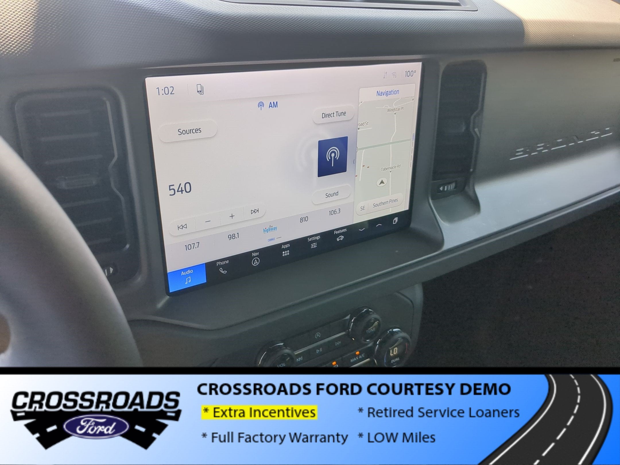 2026 Ford Bronco Big Bend - Crossroads Courtesy Demo