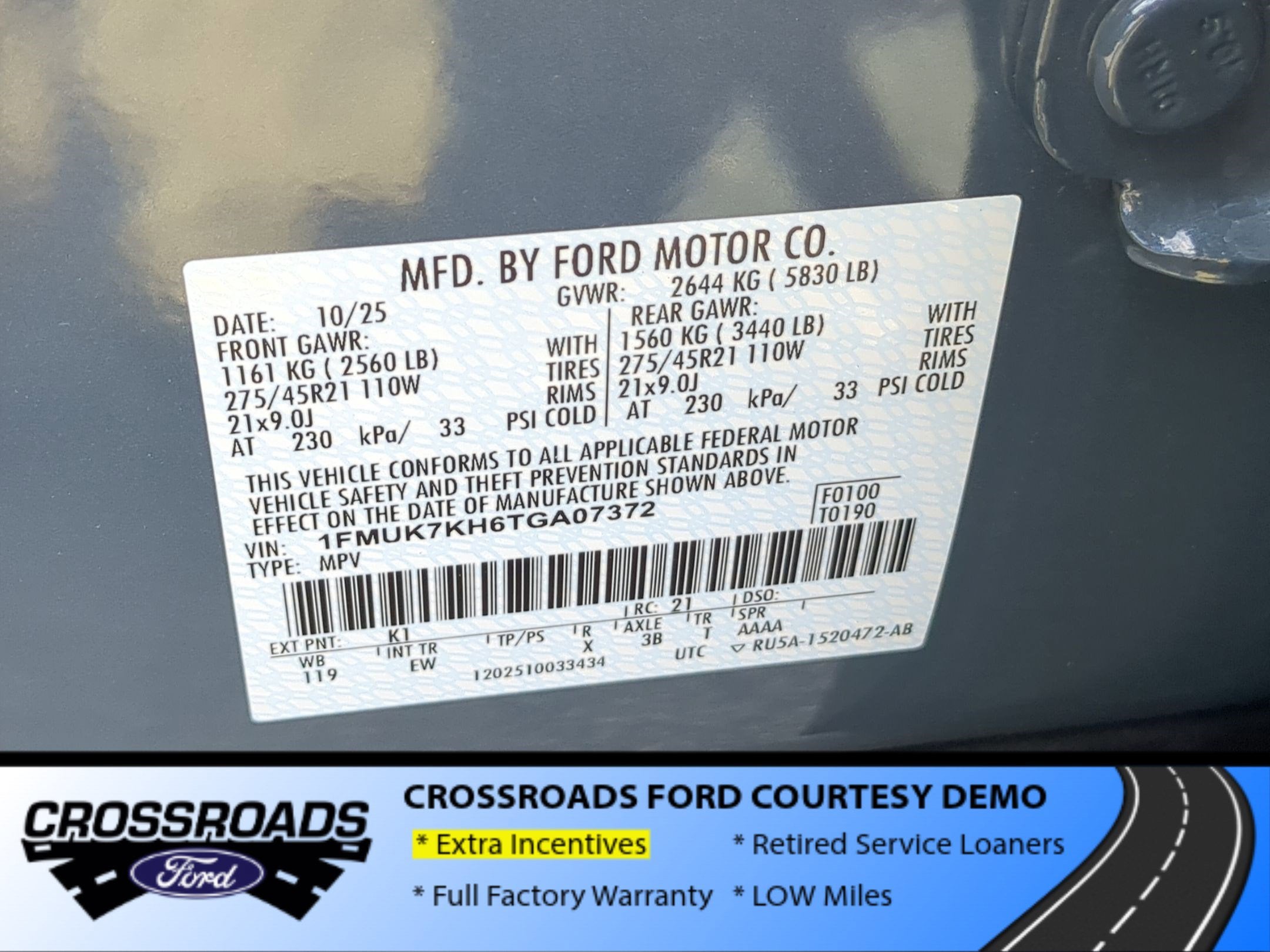2026 Ford Explorer ST-Line - Crossroads Courtesy Demo