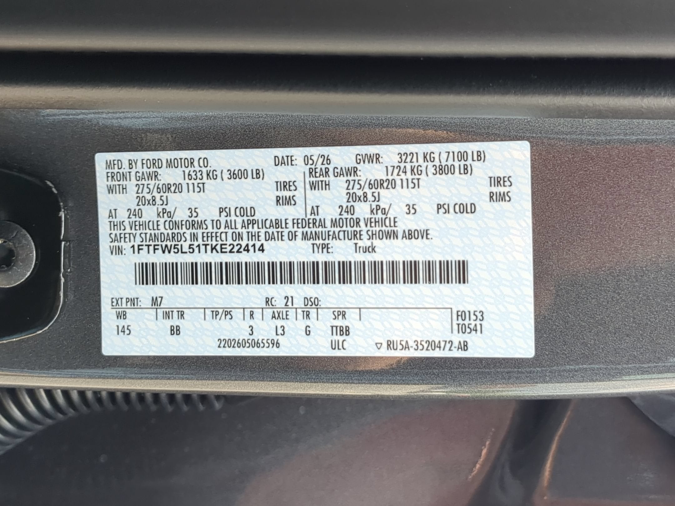 2026 Ford F-150 LARIAT
