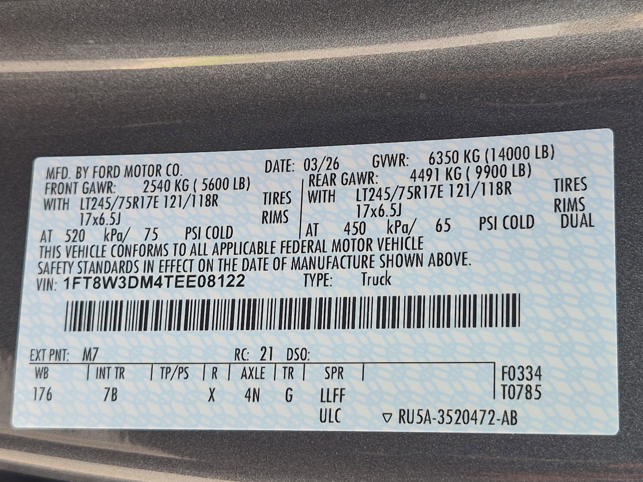 2026 Ford Super Duty F-350 DRW Platinum