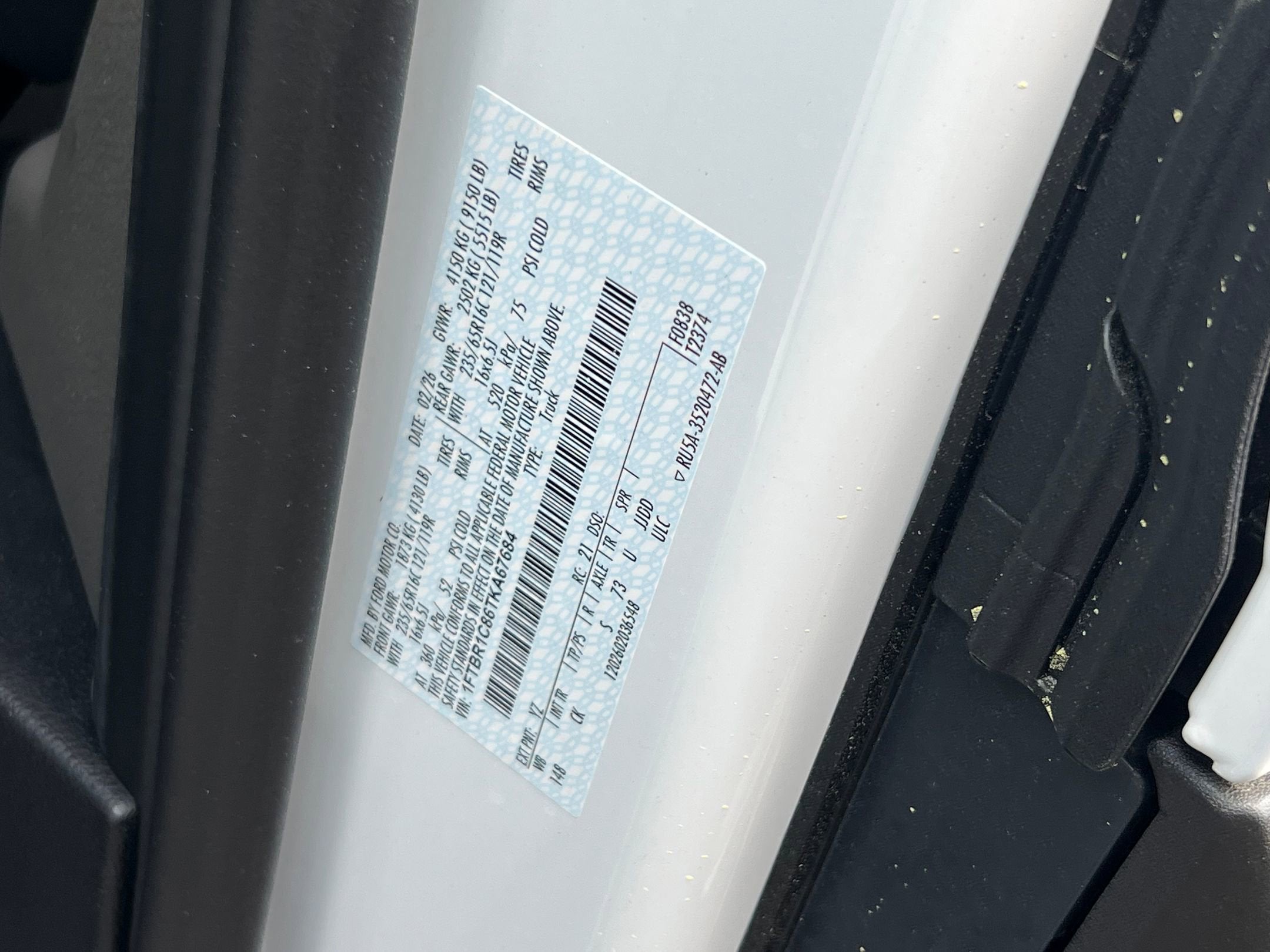 2026 Ford Transit Cargo Van Base