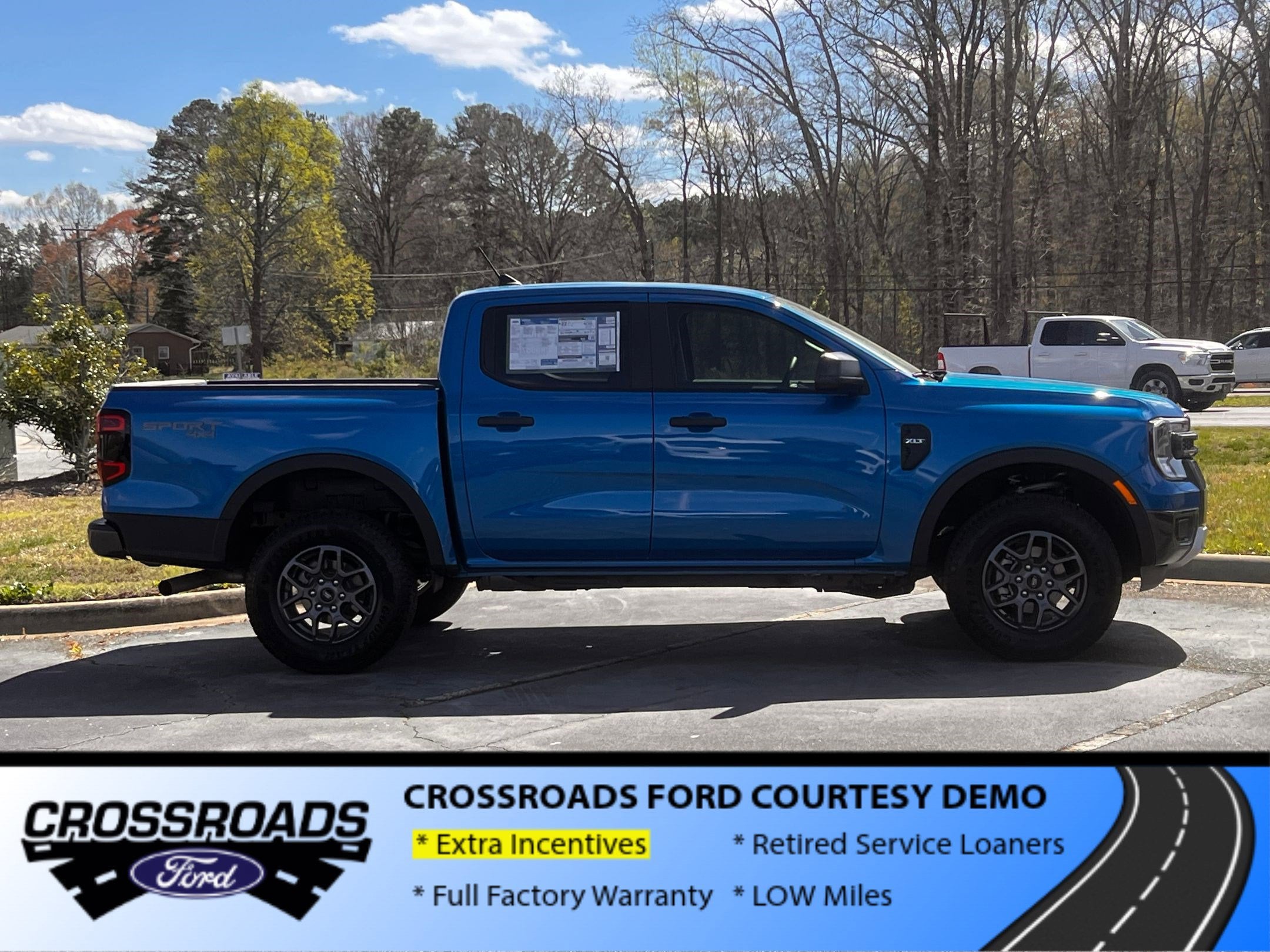 2025 Ford Ranger XLT - Crossroads Courtesy Demo