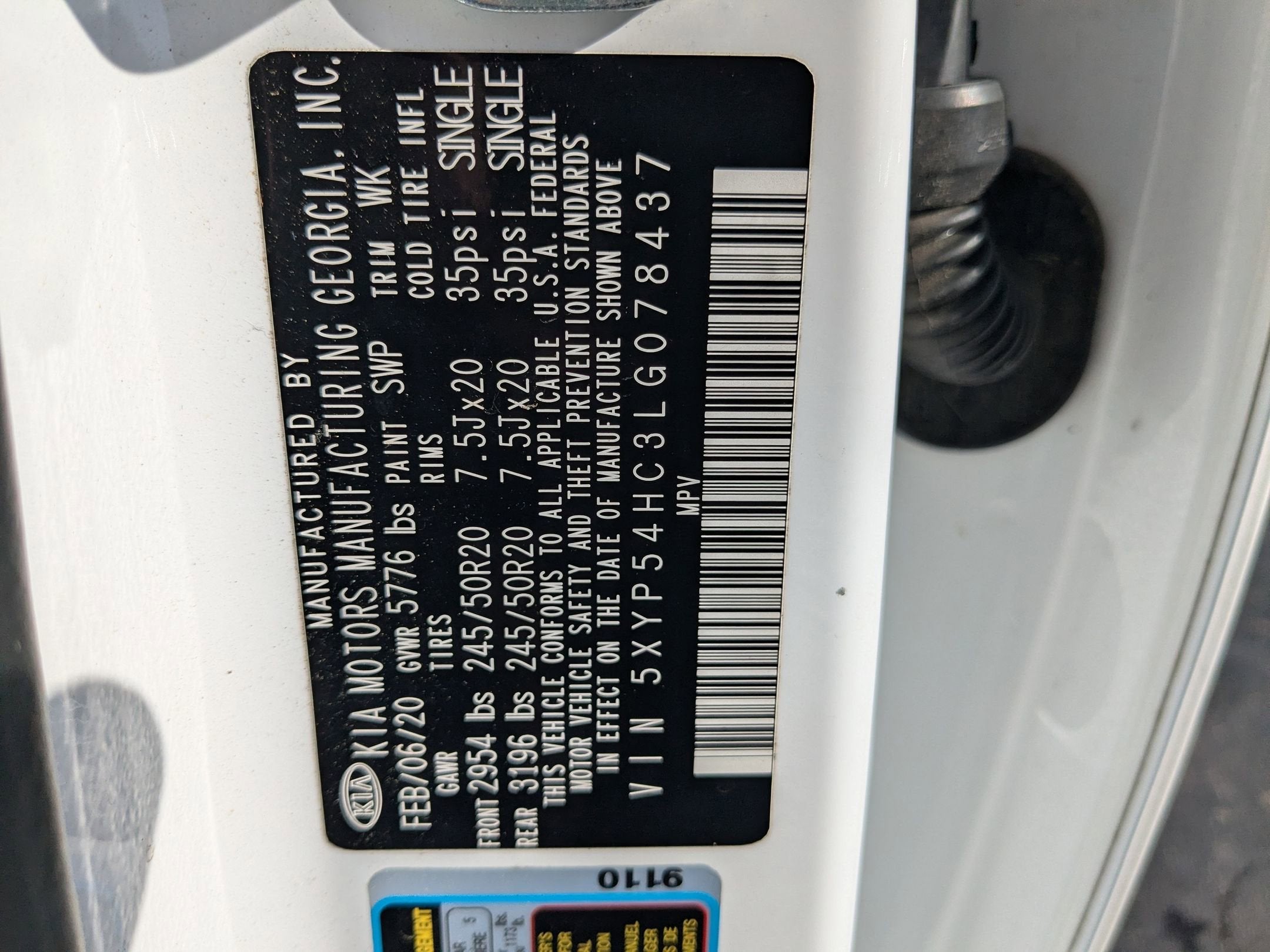 2020 Kia Telluride SX