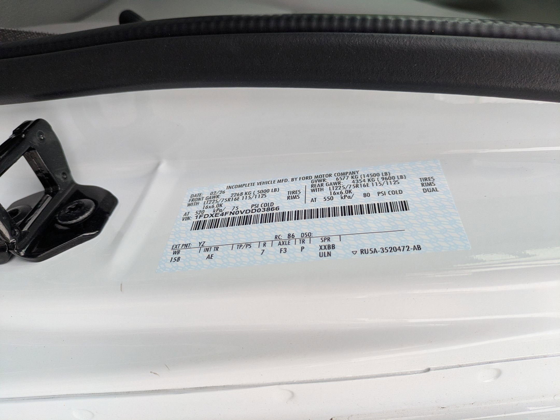 2027 Ford E-Series Cutaway Base