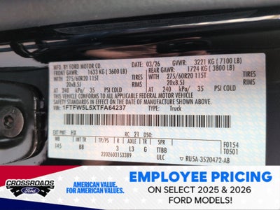 2026 Ford F-150 LARIAT
