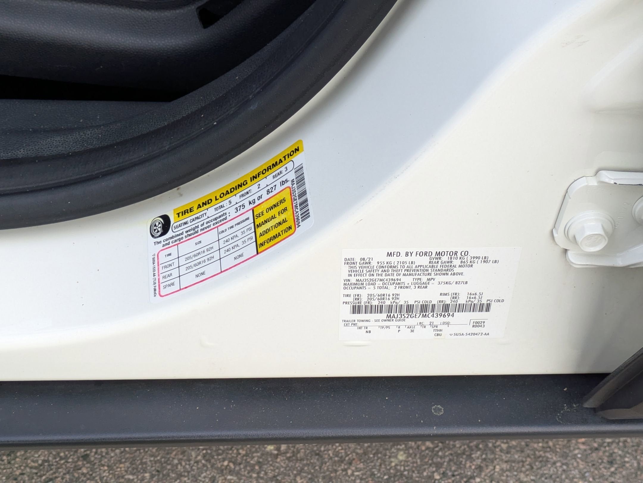 2021 Ford EcoSport SE