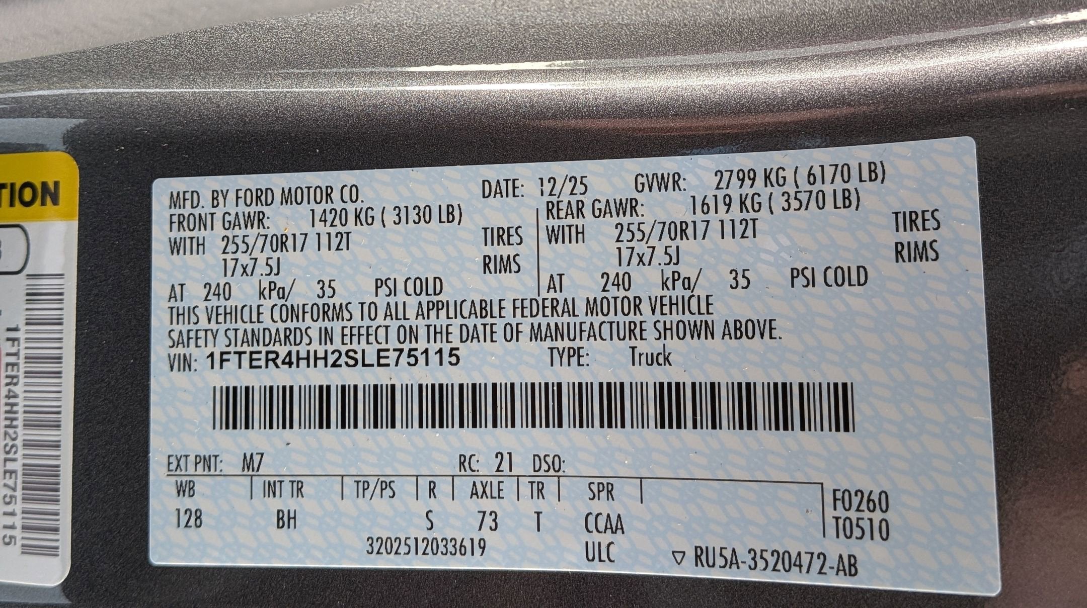 2025 Ford Ranger XLT