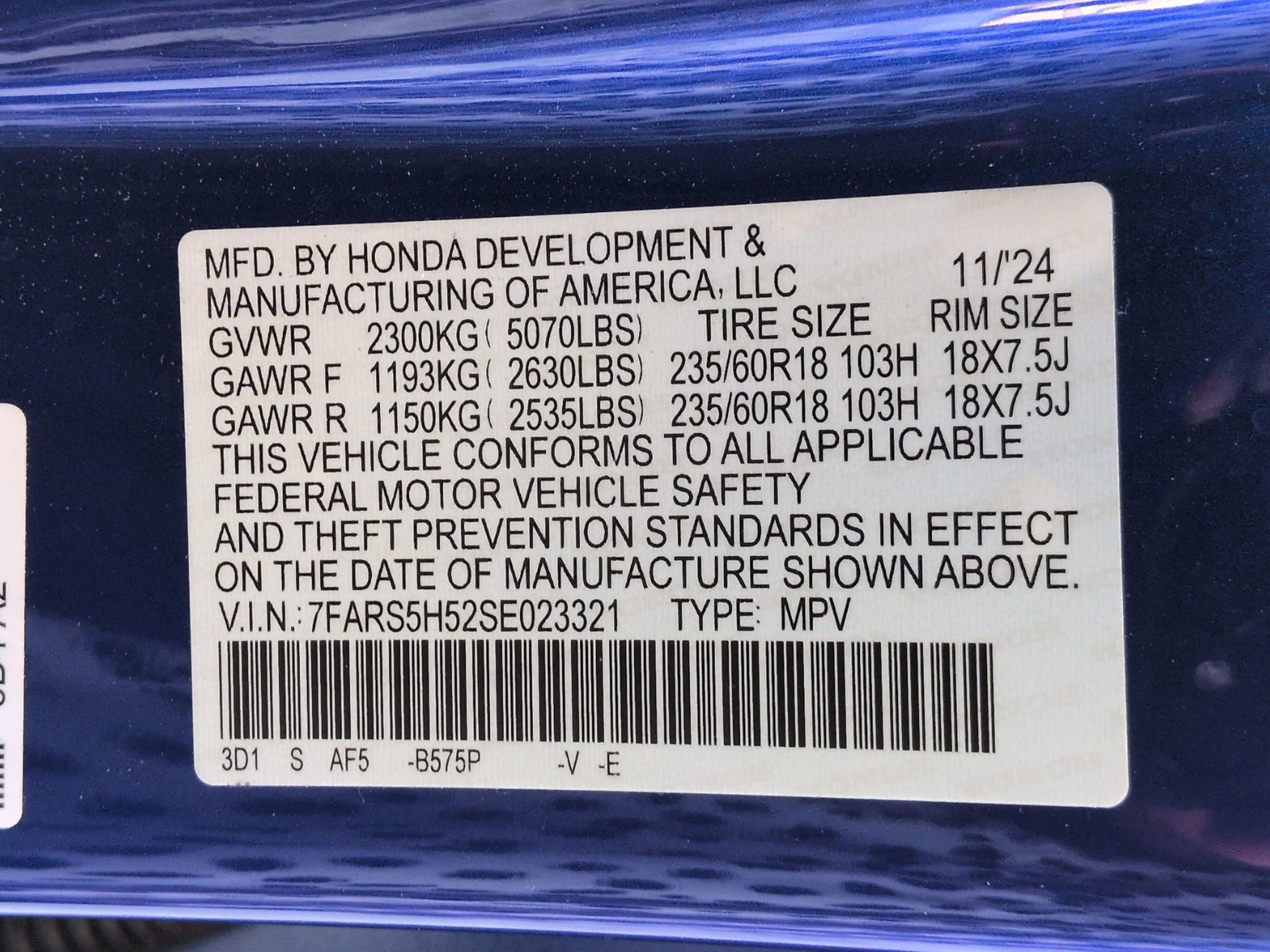 2025 Honda CR-V Hybrid Sport