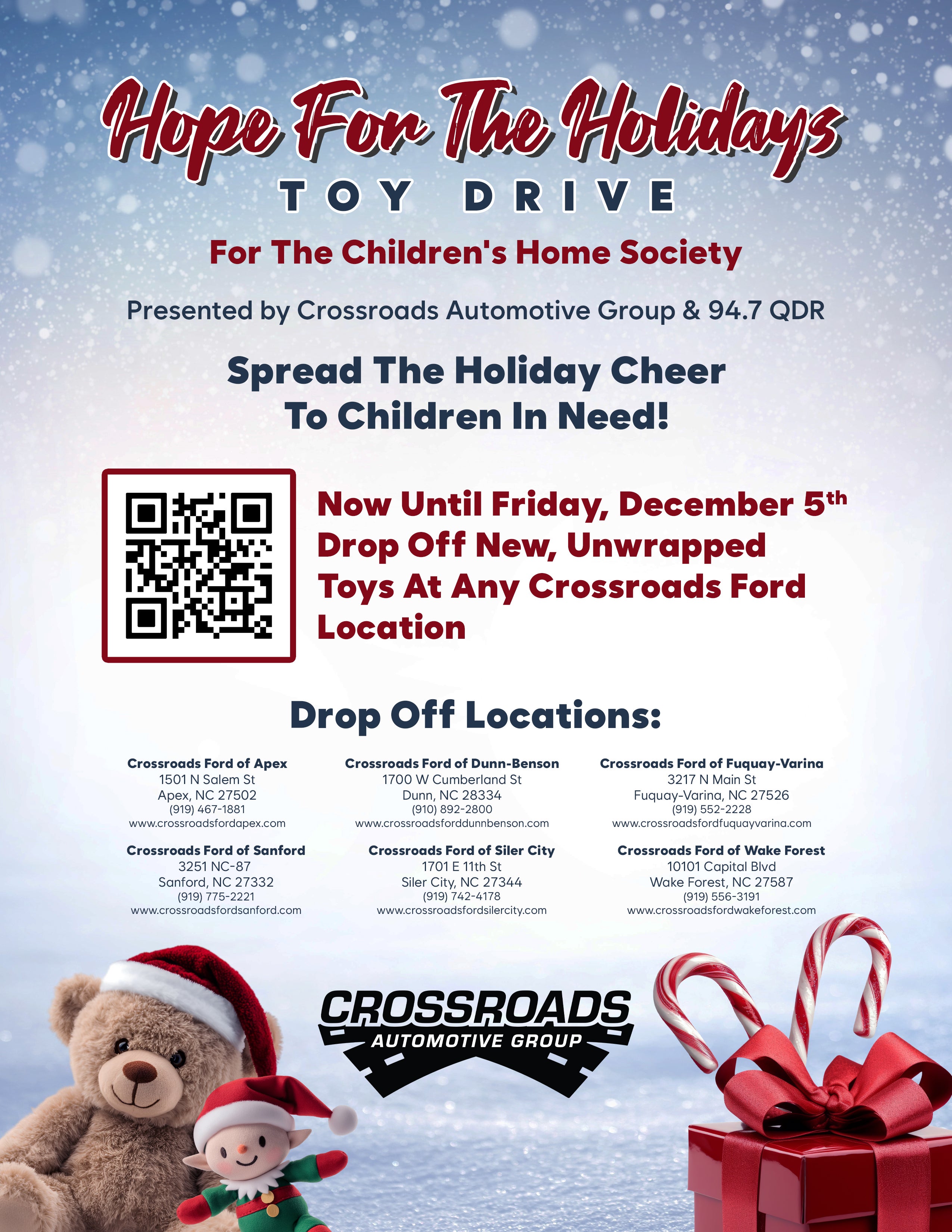 Hope For The Holidays at Crossroads Automotive Group