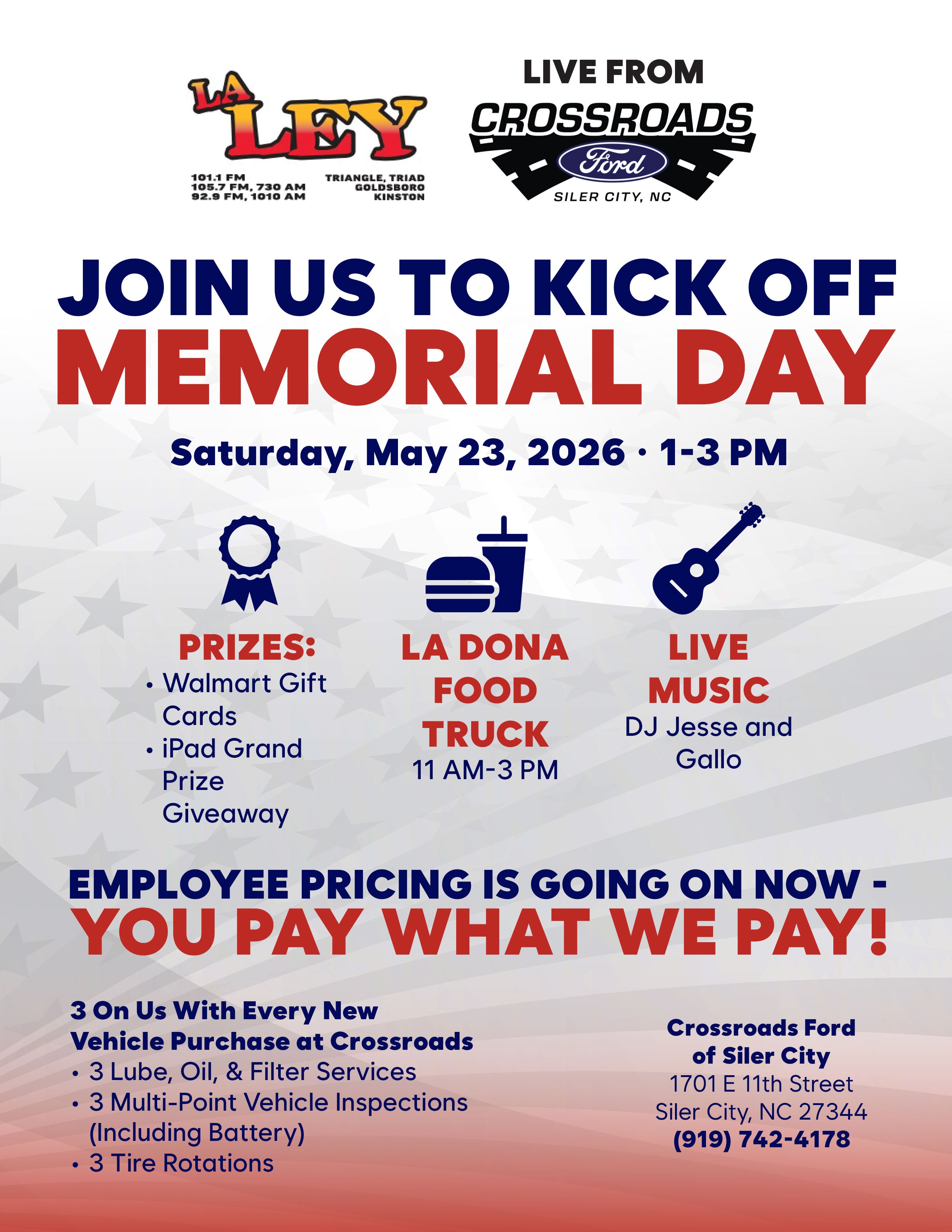 Employee Pricing in Siler City